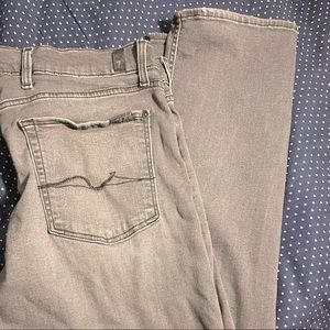 7 For All Mankind Slimmy Jeans / Black